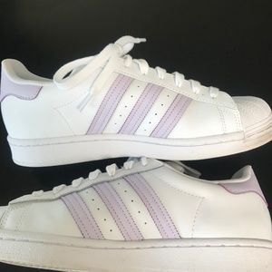 Purple adidas!